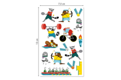 Stickers 3D epoxy - Jeux Olympiques - Gommettes en relief – 10doigts.fr - 2