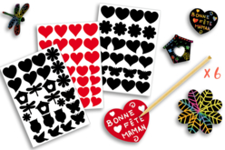 Stickers à gratter - Thème au choix - Cartes à gratter, à poinçonner – 10doigts.fr