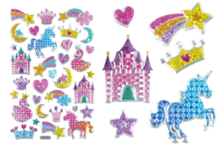 Bubble stickers "Princesse" - 33 pcs - Stickers Fantaisies – 10doigts.fr