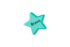 Gommettes "bravo" - 54 étoiles - Stickers Fantaisies – 10doigts.fr - 2