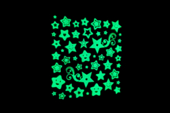 Stickers étoiles phosphorescents - 50 pièces - Gommettes Phosphorescentes – 10doigts.fr - 2