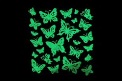 Stickers papillons phosphorescents - 26 pièces - Gommettes Phosphorescentes – 10doigts.fr - 2