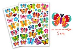 stickers papillons
