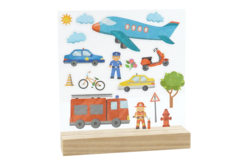 stickers pour fenêtres transport - Gommettes Transports et Métiers - 10doigts.fr