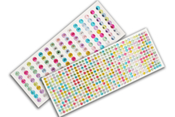 Strass adhésifs ronds - 6 mm ou 1 cm - Stickers strass – 10doigts.fr