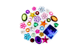 Strass formes assorties - 300 strass - Strass – 10doigts.fr