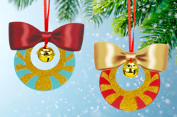 Kit 6 boules de noël à pailleter - couleurs assorties - Suspensions et boules de Noël – 10doigts.fr
