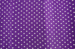 Coupon de tissu violet, pois blancs - 43 x 53 cm - Coupons de tissus – 10doigts.fr - 2