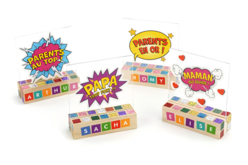 Trophée super parents - Gommettes Alphabet, messages - 10doigts.fr