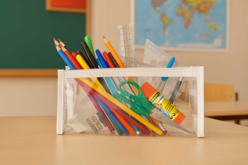 Trousse d’écolier garnie – 25 pièces - Indispensables Créatifs pour l'École - 10doigts.fr