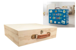 Valisette en bois 33 x 9 x 27 cm - Boîtes en bois - 10doigts.fr