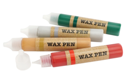 Stylos de cire pour bougies - 4 couleurs assorties ECONOMIQUES - Peintures aux tons de noël – 10doigts.fr