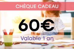 Chèque cadeau 60 €