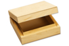 Boite carrée en bois - 10 cm - Boîtes et coffrets – 10doigts.fr