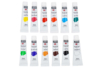 12 tubes peinture gouache fine pébéo - Peinture gouache liquide : des couleurs vives qui s'enlèvent à l'eau – 10doigts.fr