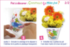 Pot de fleurs transparent à colorier - Tutos Fête des Mères – 10doigts.fr
