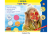Boîte de 6 fards de maquillage, couleurs assorties - 10doigts.fr