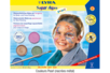 Boîte de 6 fards de maquillage, couleurs assorties - 10doigts.fr