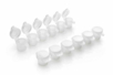 20 Barrettes de 6 pots pour peinture - Palettes & accessoires – 10doigts.fr