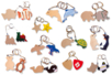 Porte-clefs animaux -  - 10doigts.fr