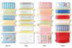 Set de 6 rubans, largeurs, motifs et couleurs assorties - 10doigts.fr