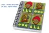 Carnet à customiser : idée Déco - 10doigts.fr