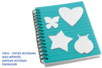 Set de 5 carnets à décorer - 10doigts.fr