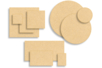 Supports plats en bois médium (MDF) - Supports Mosaïques - 10doigts.fr