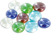 Set de 10 nuggets en verre, 5 couleurs assorties - 10doigts.fr
