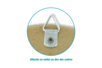 Miroir baroque ovale en carton papier mâché - 10doigts.fr