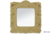 Miroir baroque carré en carton papier mâché - 10doigts.fr