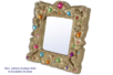 Miroir baroque carré en carton papier mâché - 10doigts.fr