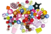 Set de perles fantaisie en plastique, couleurs et formes assorties  - Perles en plastique - 10doigts.fr
