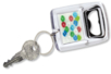 Porte-clés décapsuleur - Lot de 5 - Plastique Transparent – 10doigts.fr