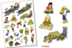 Stickers "Scène de vie Asie" - 10doigts.fr