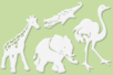 Set de 4 grands motifs "Dentelle de bois" : Petit Safari - 10doigts.fr
