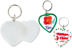 Porte-clefs en plastique transparent - 10doigts.fr