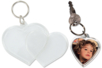 Porte-clefs en plastique transparent - 10doigts.fr