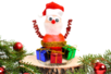 Père Noël avec ses petits cadeaux - Personnages de Noël – 10doigts.fr