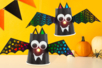 Chauves-souris avec un nez lumineux - Tutos Halloween – 10doigts.fr