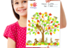 Gommettes feuilles d'arbres - 510 pcs - Gommettes Saisons – 10doigts.fr