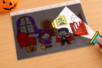 Activite manuelle Manoir hante Halloween Lampe magique - Activités manuelles Halloween – 10doigts.fr