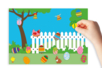 Coloriage de Pâques : La chasse aux œufs - Tutos Pâques – 10doigts.fr