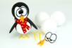 Pingouin avec des boules en polystyrène - Tutos Animaux – 10doigts.fr