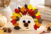 Activite Manuelles Automne Herisson Stickers feuilles - Activités manuelles d'automne – 10doigts.fr