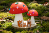 Activites Enfants Automne Champignons ecureuil - Activités manuelles Automne – 10doigts.fr