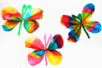 Papillons avec du papier diffuseur et des feutres - Tutos Collage, pliage – 10doigts.fr