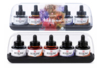 Aquarelle liquide Ecoline - 5 couleurs complémentaires - Encres beaux-arts : encre de Chine et encres acryliques – 10doigts.fr