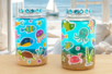 aquarium DIY enfants été poissons - Activités manuelles océan – 10doigts.fr