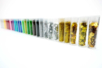 Paillettes couleurs assorties, 3.5 gr - 30 tubes - Paillettes à saupoudrer – 10doigts.fr